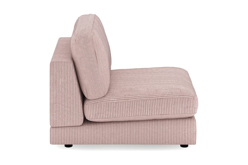 Arken 1-personers Midtermodul i Manchester 70 cm bred - Rosa - Møbler - Sofaer - Modulsofaer - Midtermodul