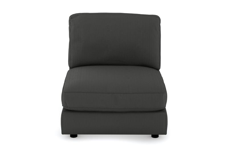 Arken 1-personers Midtermodul i Manchester 90 cm bred - Mørkegrå - Møbler - Sofaer - Modulsofaer - Midtermodul