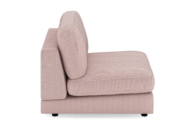 Arken 1-personers Midtermodul i Manchester 90 cm bred - Rosa - Møbler - Sofaer - Modulsofaer - Midtermodul