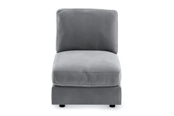 Arken 1-personers Midtermodul i Fløjl 70 cm bred - Lysegrå - Møbler - Sofaer - Modulsofaer - Midtermodul
