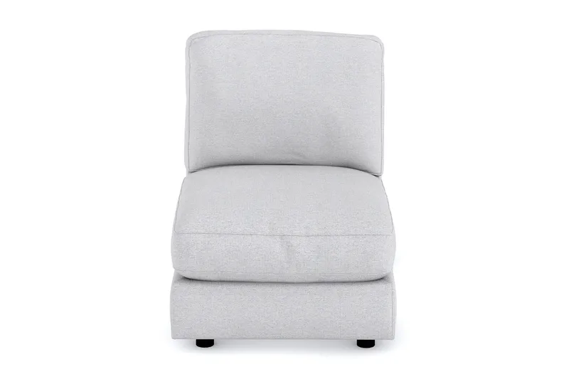 Arken 1-personers Midtermodul i Stof 70 cm bred - Lysegrå - Møbler - Sofaer - Modulsofaer - Midtermodul