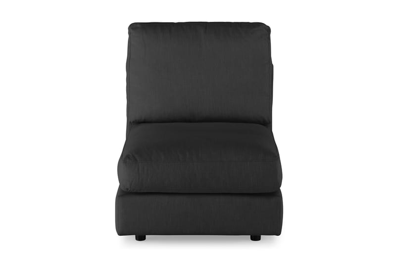 Arken 1-personers Midtermodul i Stof 70 cm bred - Sort - Møbler - Sofaer - Modulsofaer - Midtermodul