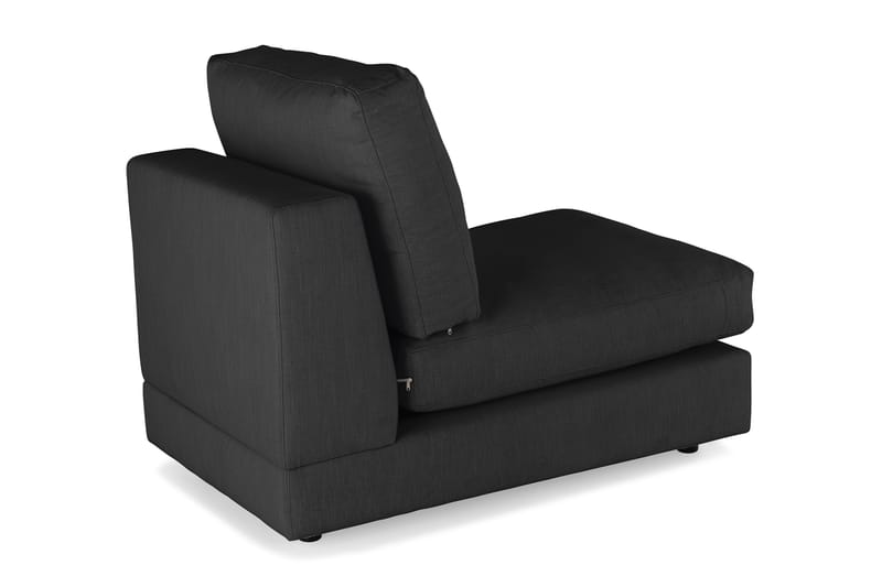 Arken 1-personers Midtermodul i Stof 70 cm bred - Sort - Møbler - Sofaer - Modulsofaer - Midtermodul