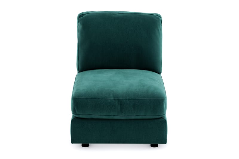 Arken 1-personers Midtermodul i Fløjl 70 cm bred - Grøn - Møbler - Sofaer - Modulsofaer - Midtermodul