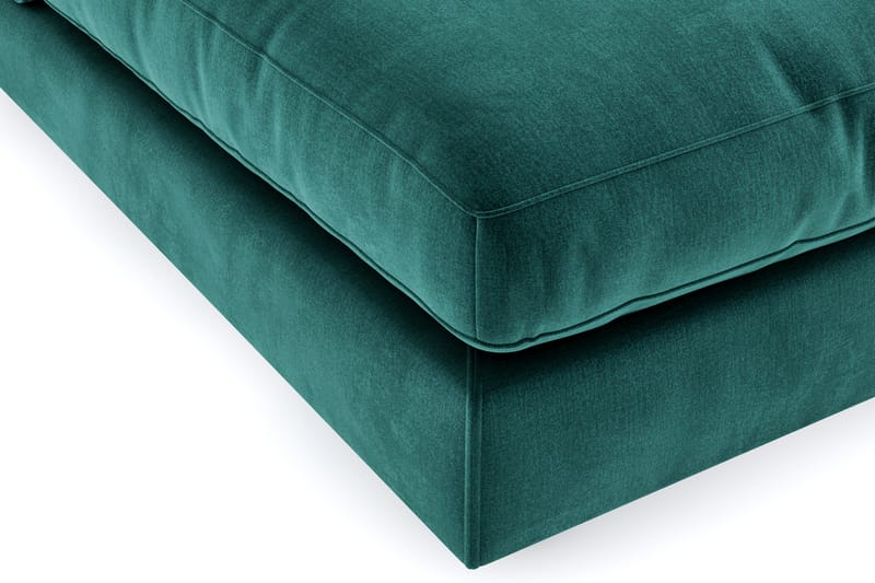 Arken 1-personers Midtermodul i Fløjl 90 cm bred - Grøn - Møbler - Sofaer - Modulsofaer - Midtermodul