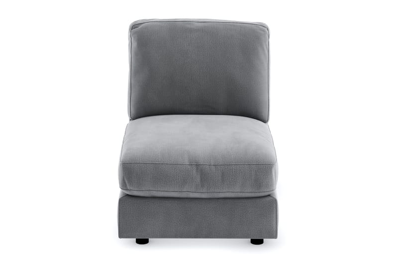 Arken 1-personers Midtermodul i Fløjl 70 cm bred - Lysegrå - Møbler - Sofaer - Modulsofaer - Midtermodul