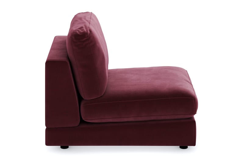 Arken 1-personers Midtermodul i Fløjl 70 cm bred - Lilla - Møbler - Sofaer - Modulsofaer - Midtermodul