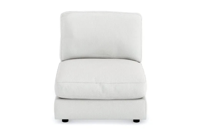 Arken 1-personers Midtermodul i Stof 90 cm bred - Lysegrå - Møbler - Sofaer - Modulsofaer - Midtermodul