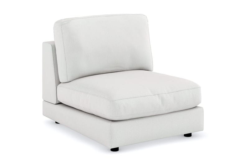 Arken 1-personers Midtermodul i Stof 90 cm bred, Lysegrå