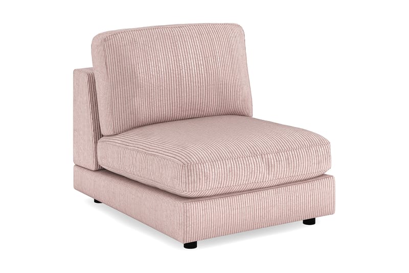 Arken 1-personers Midtermodul i Manchester 90 cm bred - Rosa - Møbler - Sofaer - Modulsofaer - Midtermodul