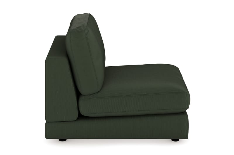 Arken 1-personers Midtermodul i Manchester 70 cm bred - Mørkegrøn - Møbler - Sofaer - Modulsofaer - Midtermodul