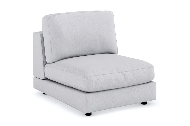 Arken 1-personers Midtermodul i Stof 90 cm bred - Grå - Møbler - Sofaer - Modulsofaer - Midtermodul