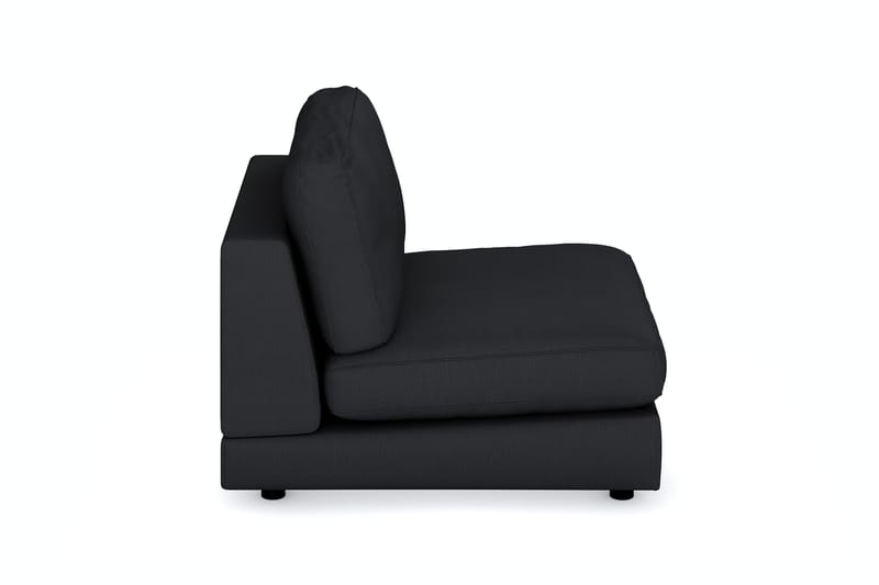 Arken 1-personers Midtermodul i Stof 90 cm bred - Sort - Møbler - Sofaer - Modulsofaer - Midtermodul