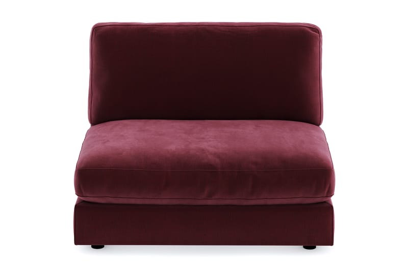 Arken 2-personers Midtermodul i Fløjl 120 cm bred - Lilla - Møbler - Sofaer - Modulsofaer - Midtermodul