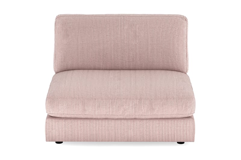 Arken 2-personers Midtermodul i Manchester 120 cm bred - Rosa - Møbler - Sofaer - Modulsofaer - Midtermodul