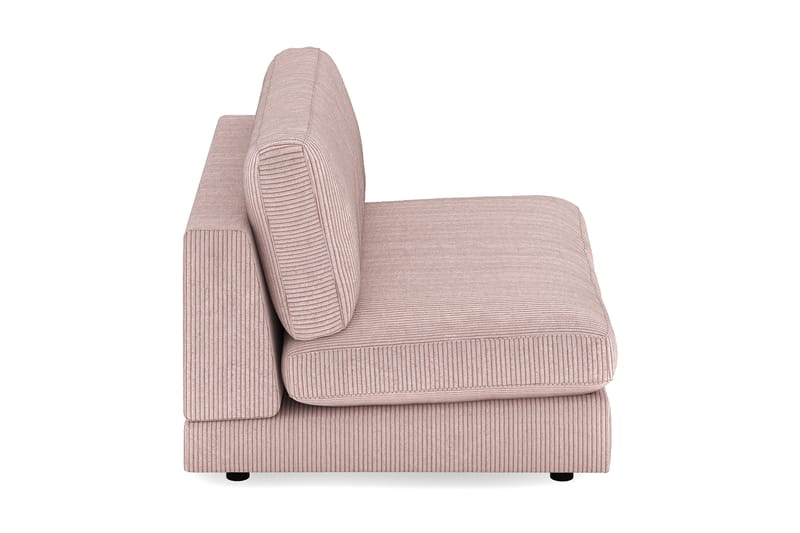 Arken 2-personers Midtermodul i Manchester 120 cm bred - Rosa - Møbler - Sofaer - Modulsofaer - Midtermodul