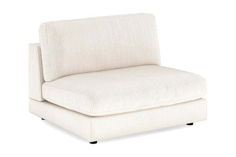 Arken 2-personers Midtermodul i Manchester 120 cm bred - Beige - Møbler - Sofaer - Modulsofaer - Midtermodul