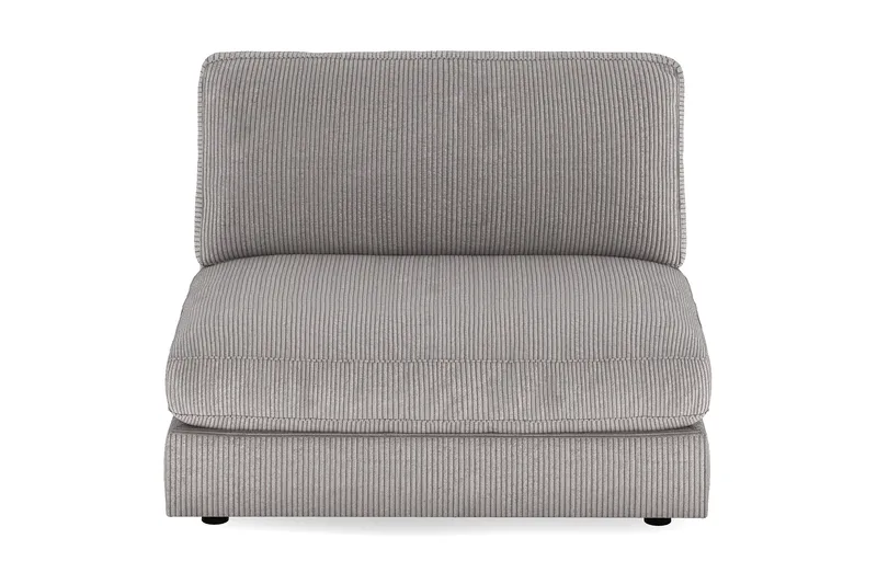 Arken 2-personers Midtermodul i Manchester 120 cm bred - Mørkegrå - Møbler - Sofaer - Modulsofaer - Midtermodul