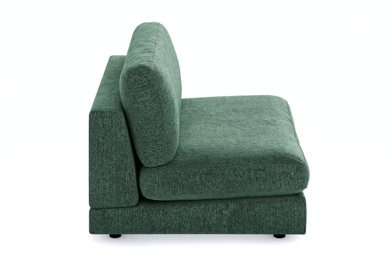 Arken 2-personers Midtermodul i Fløjl 120 cm bred - Mørkegrøn - Møbler - Sofaer - Modulsofaer - Midtermodul
