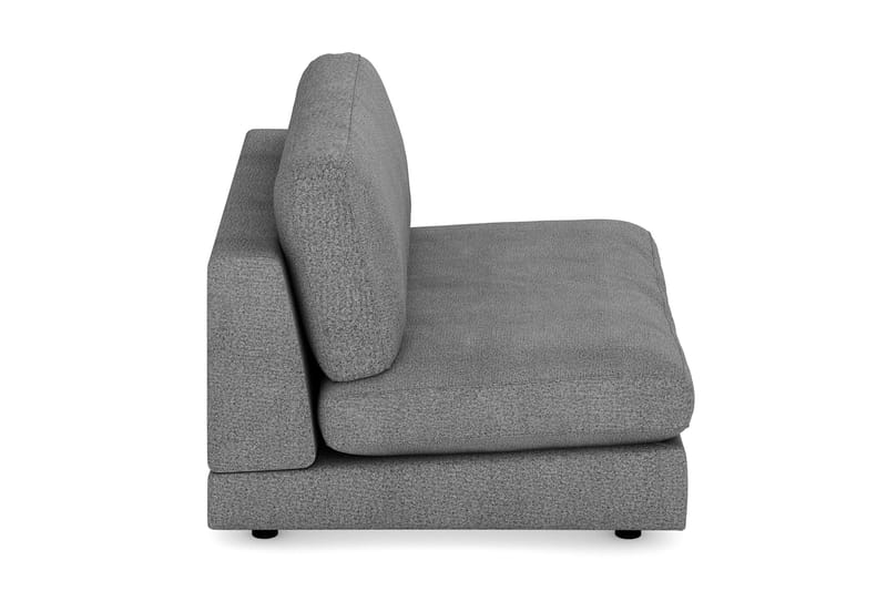 Arken 2-personers Midtermodul i Stof 120 cm bred - Mørkegrå - Møbler - Sofaer - Modulsofaer - Midtermodul