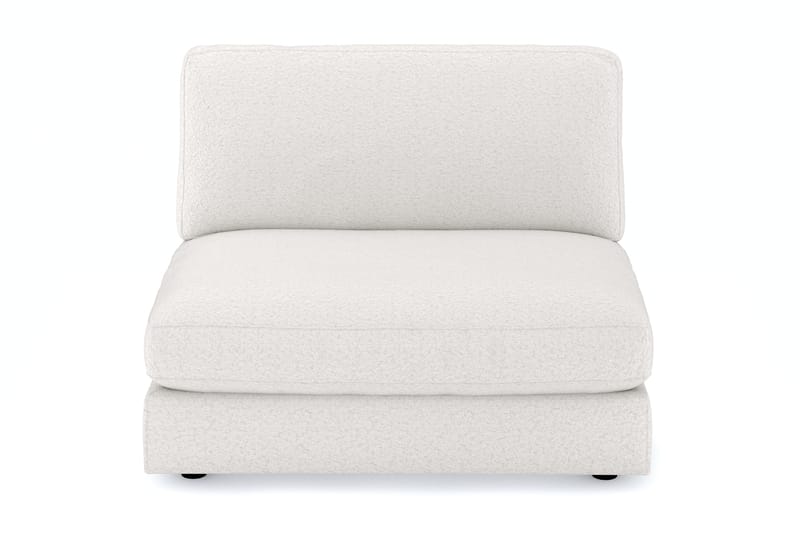 Arken 2-personers Midtermodul i Bouclé 120 cm bred - Hvid - Møbler - Sofaer - Modulsofaer - Midtermodul