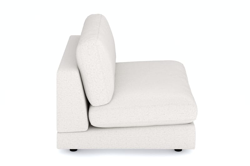 Arken 2-personers Midtermodul i Bouclé 120 cm bred - Hvid - Møbler - Sofaer - Modulsofaer - Midtermodul