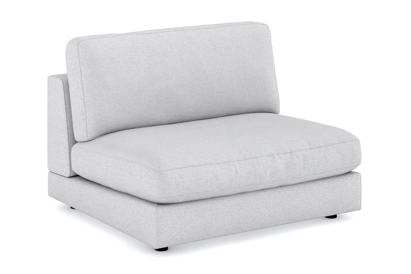 Arken 2-personers Midtermodul i Stof 120 cm bred - Lysegrå - Møbler - Sofaer - Modulsofaer - Midtermodul