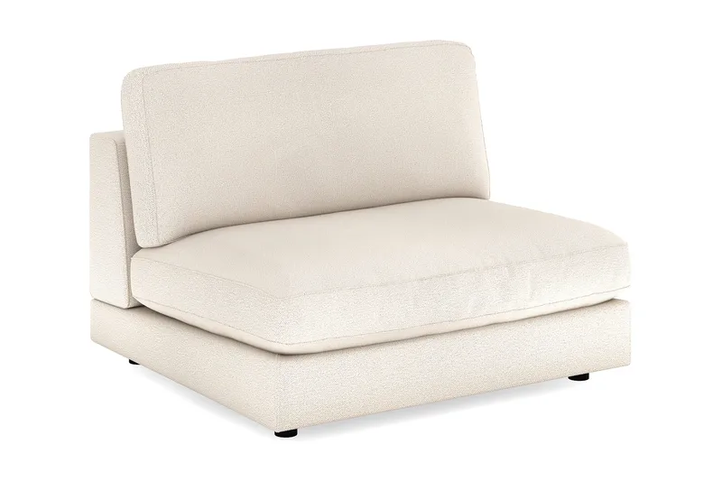 Arken 2-personers Midtermodul i Stof 120 cm bred - Beige - Møbler - Sofaer - Modulsofaer - Midtermodul