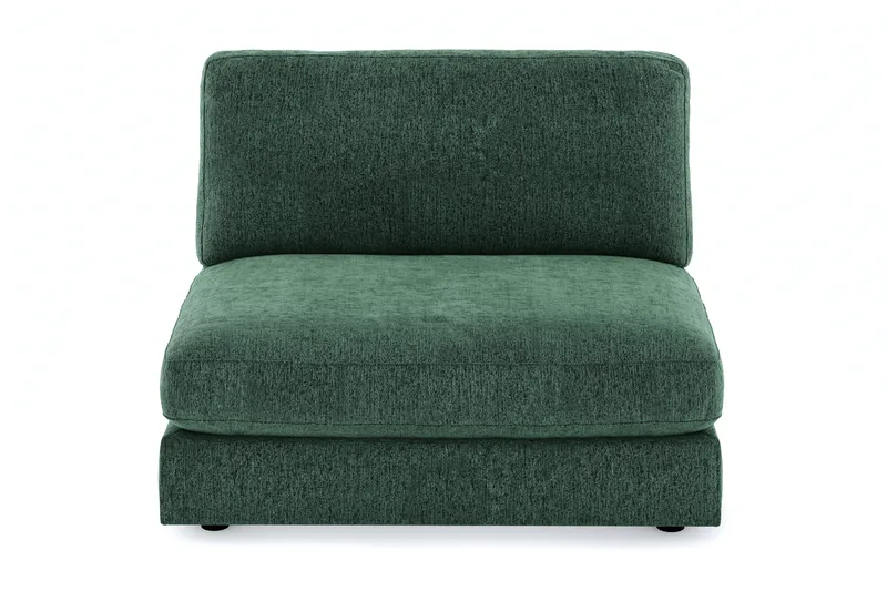 Arken 2-personers Midtermodul i Fløjl 120 cm bred - Mørkegrøn - Møbler - Sofaer - Modulsofaer - Midtermodul