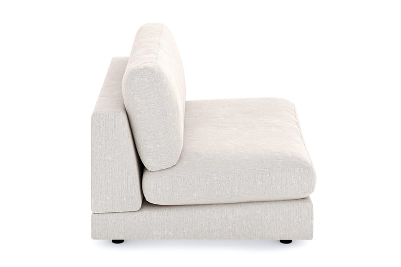 Arken 2-personers Midtermodul i Fløjl 120 cm bred - Cremehvid - Møbler - Sofaer - Modulsofaer - Midtermodul