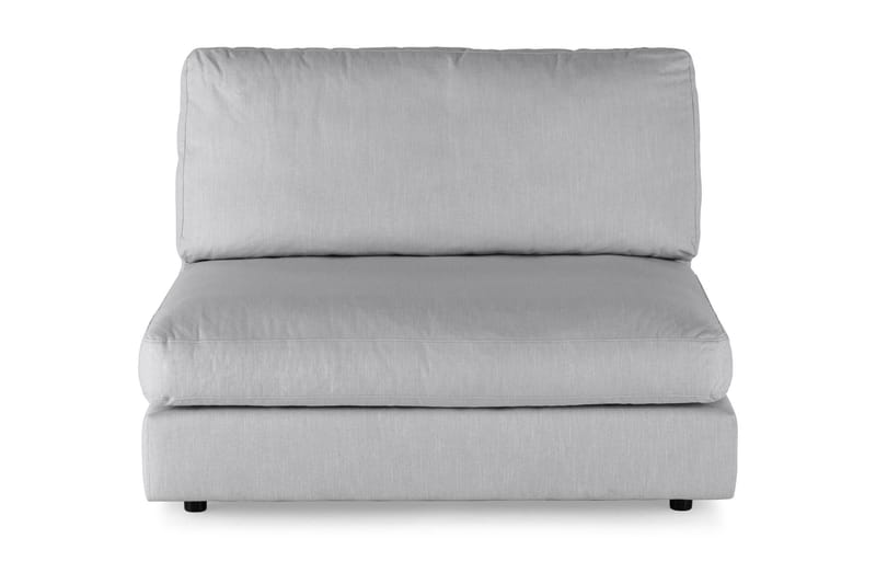Arken 2-personers Midtermodul i Stof 120 cm bred - Grå - Møbler - Sofaer - Modulsofaer - Midtermodul