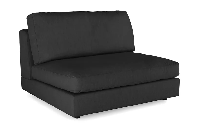 Arken 2-personers Midtermodul i Stof 120 cm bred - Lysegrå - Møbler - Sofaer - Modulsofaer - Midtermodul
