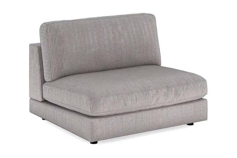 Arken 2-personers Midtermodul i Manchester 120 cm bred - Mørkegrå - Møbler - Sofaer - Modulsofaer - Midtermodul