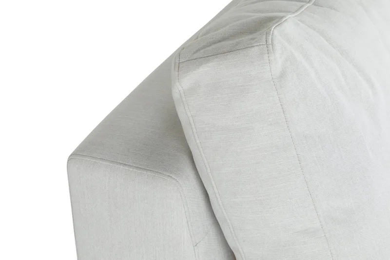 Arken 2-personers Midtermodul i Stof 120 cm bred - Lysegrå - Møbler - Sofaer - Modulsofaer - Midtermodul