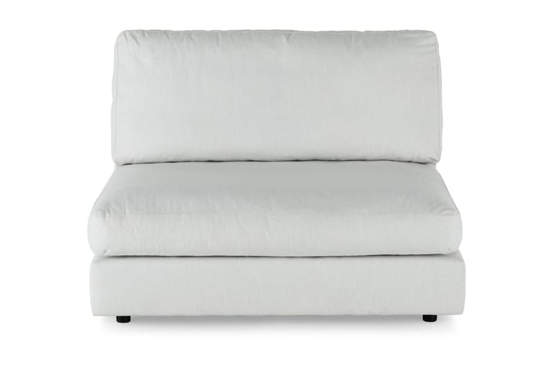 Arken 2-personers Midtermodul i Stof 120 cm bred - Lysegrå - Møbler - Sofaer - Modulsofaer - Midtermodul