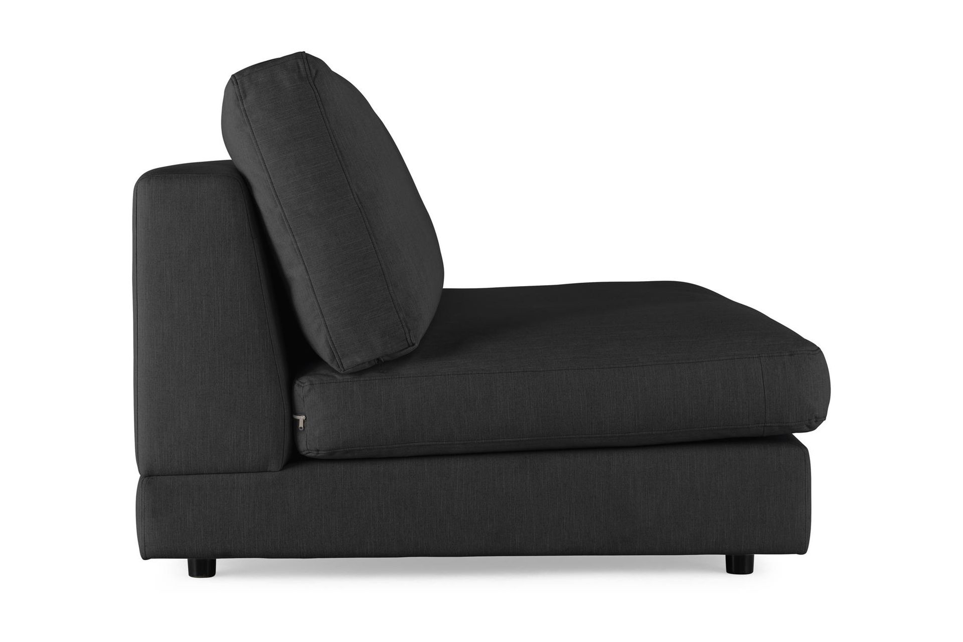 Arken 2-personers Midtermodul i Stof 120 cm bred - Lysegrå - Møbler - Sofaer - Modulsofaer - Midtermodul