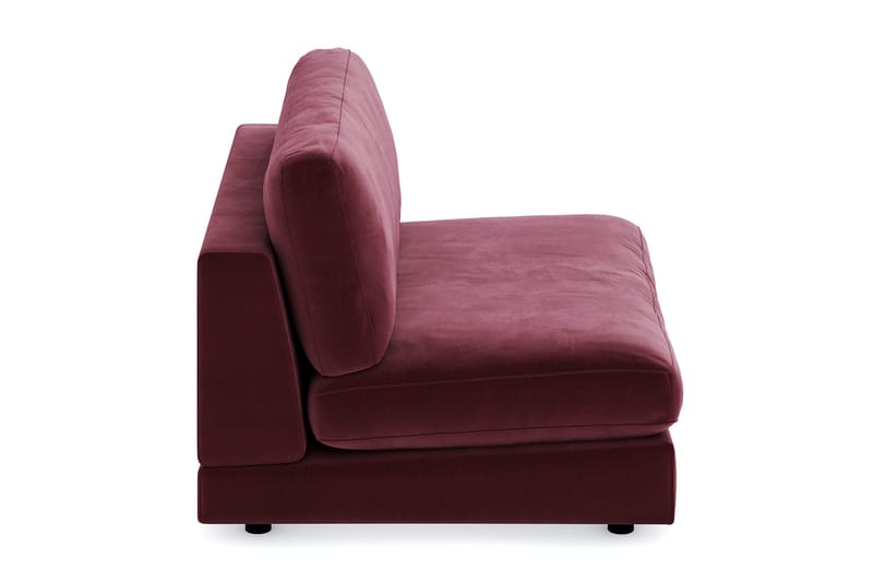 Arken 2-personers Midtermodul i Fløjl 120 cm bred - Lilla - Møbler - Sofaer - Modulsofaer - Midtermodul