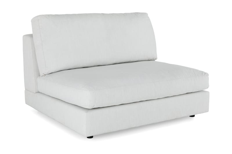 Arken 2-personers Midtermodul i Stof 120 cm bred, Lysegrå