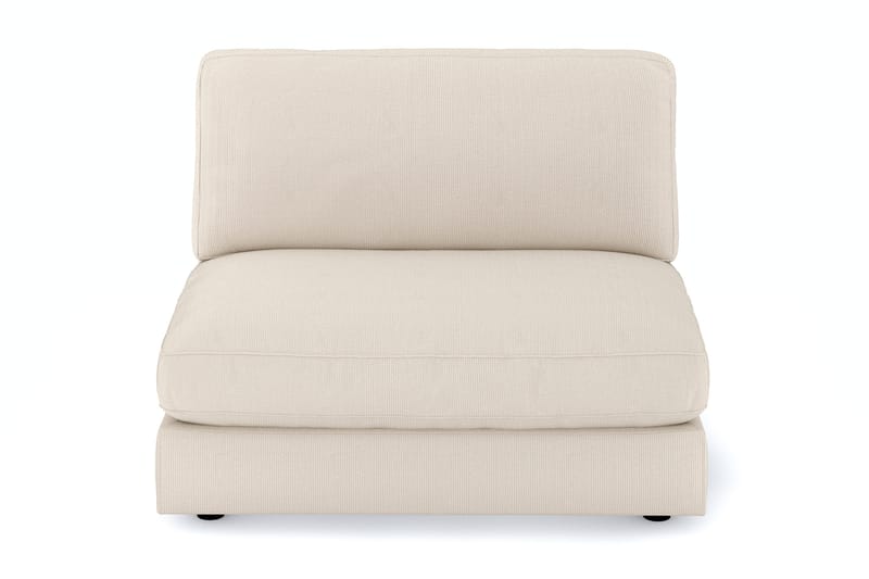 Arken 2-personers Midtermodul i Manchester 120 cm bred - Beige - Møbler - Sofaer - Modulsofaer - Midtermodul