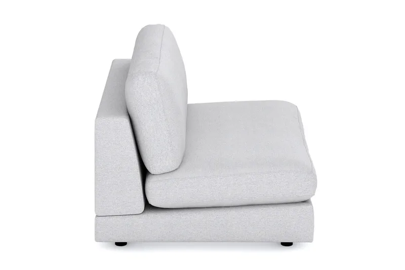 Arken 2-personers Midtermodul i Stof 120 cm bred - Lysegrå - Møbler - Sofaer - Modulsofaer - Midtermodul