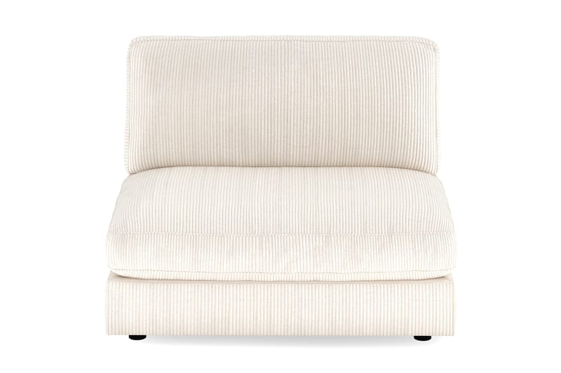 Arken 2-personers Midtermodul i Manchester 120 cm bred - Beige - Møbler - Sofaer - Modulsofaer - Midtermodul