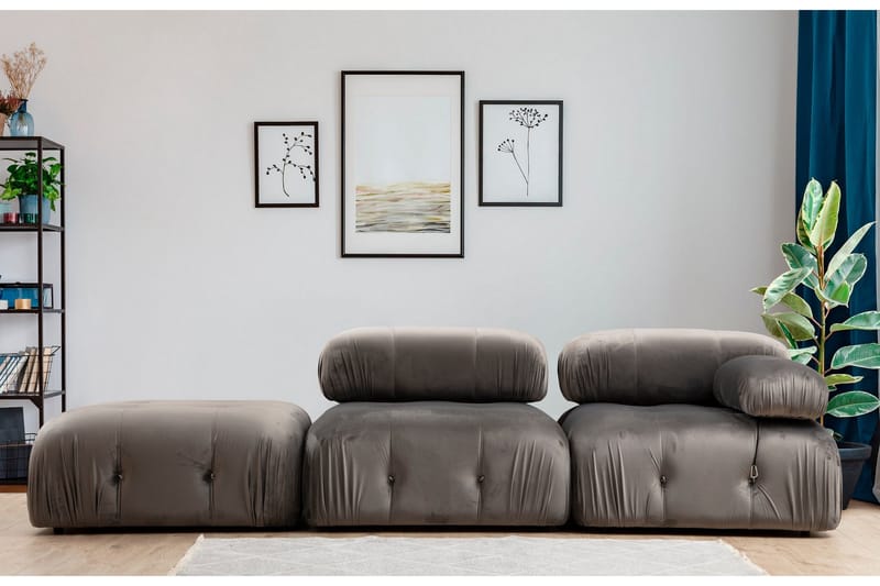 Belgin Midtermodul 95 cm - Grå - Møbler - Sofaer - Modulsofaer - Midtermodul