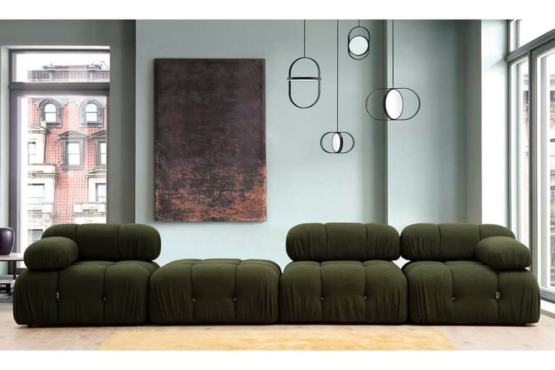 Belgin Midtermodul 95 cm - Grøn - Møbler - Sofaer - Modulsofaer - Midtermodul