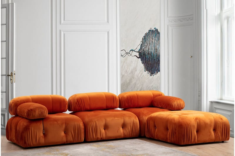 Belgin Midtermodul 95 cm - Orange - Møbler - Sofaer - Modulsofaer - Midtermodul