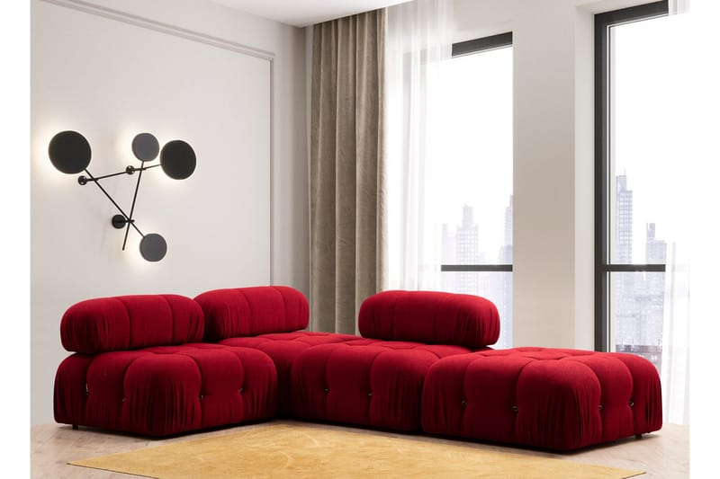 Belgin Midtermodul 95 cm - Rød - Møbler - Sofaer - Modulsofaer - Midtermodul