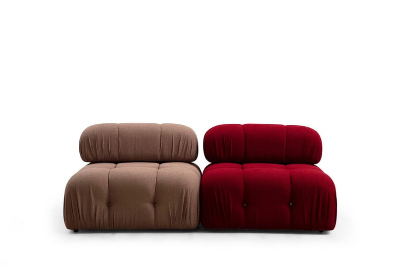 Belgin Midtermodul 95 cm - Rød - Møbler - Sofaer - Modulsofaer - Midtermodul