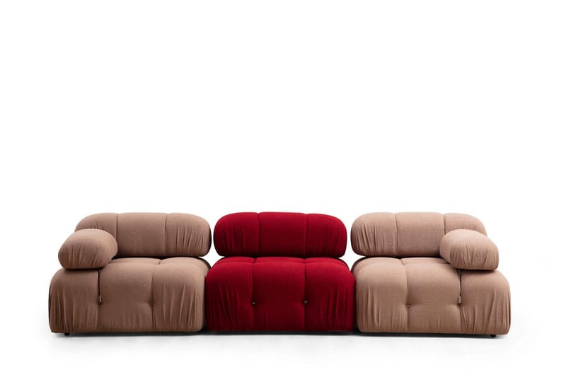 Belgin Midtermodul 95 cm - Rød - Møbler - Sofaer - Modulsofaer - Midtermodul