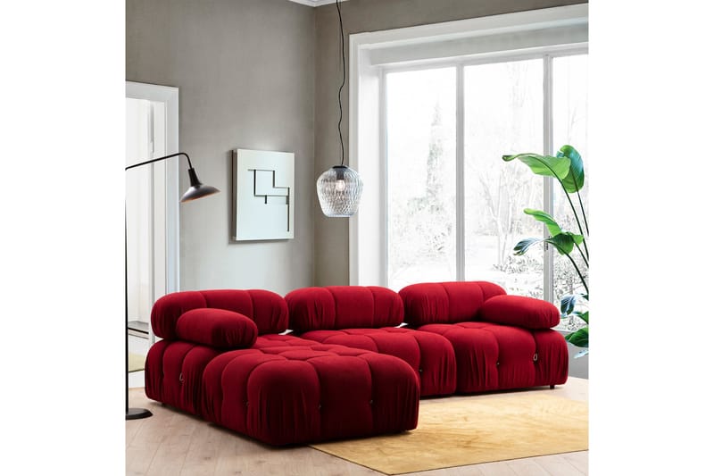 Belgin Midtermodul 95 cm - Rød - Møbler - Sofaer - Modulsofaer - Midtermodul