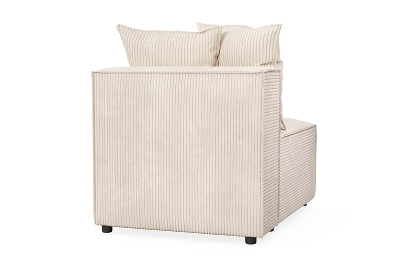 Cubo 1-personers Midtermodul i Manchester 80 cm bred - Beige - Møbler - Sofaer - Modulsofaer - Midtermodul