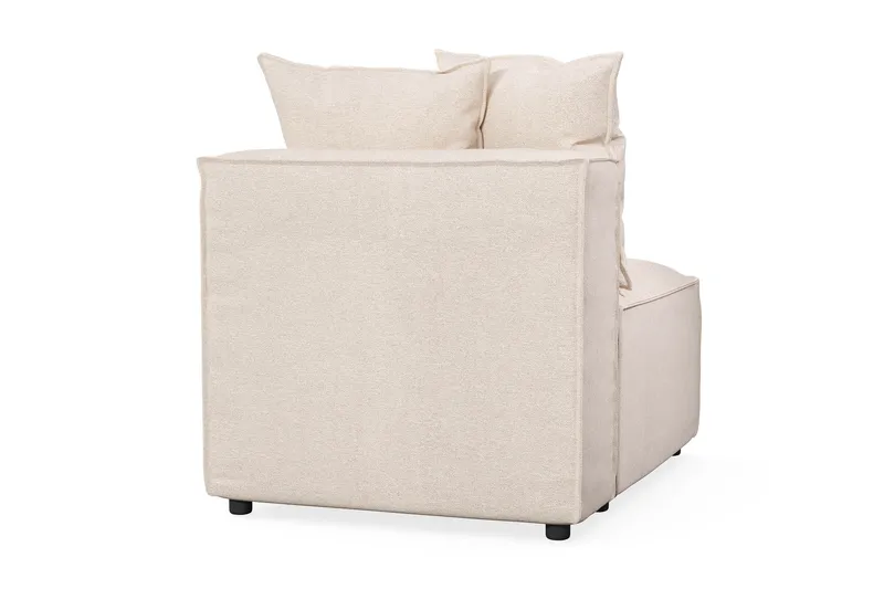 Cubo 1-personers Midtermodul i Stof 80 cm bred - Beige - Møbler - Sofaer - Modulsofaer - Midtermodul